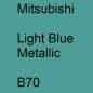 Preview: Mitsubishi, Light Blue Metallic, B70.